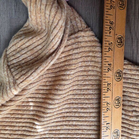 EUC LIBERTY LOVE RIBBED V NECK BUTTONED TIE FRONT SOFT SWEATER TOP SIZE LARGE - Picture 10 of 11